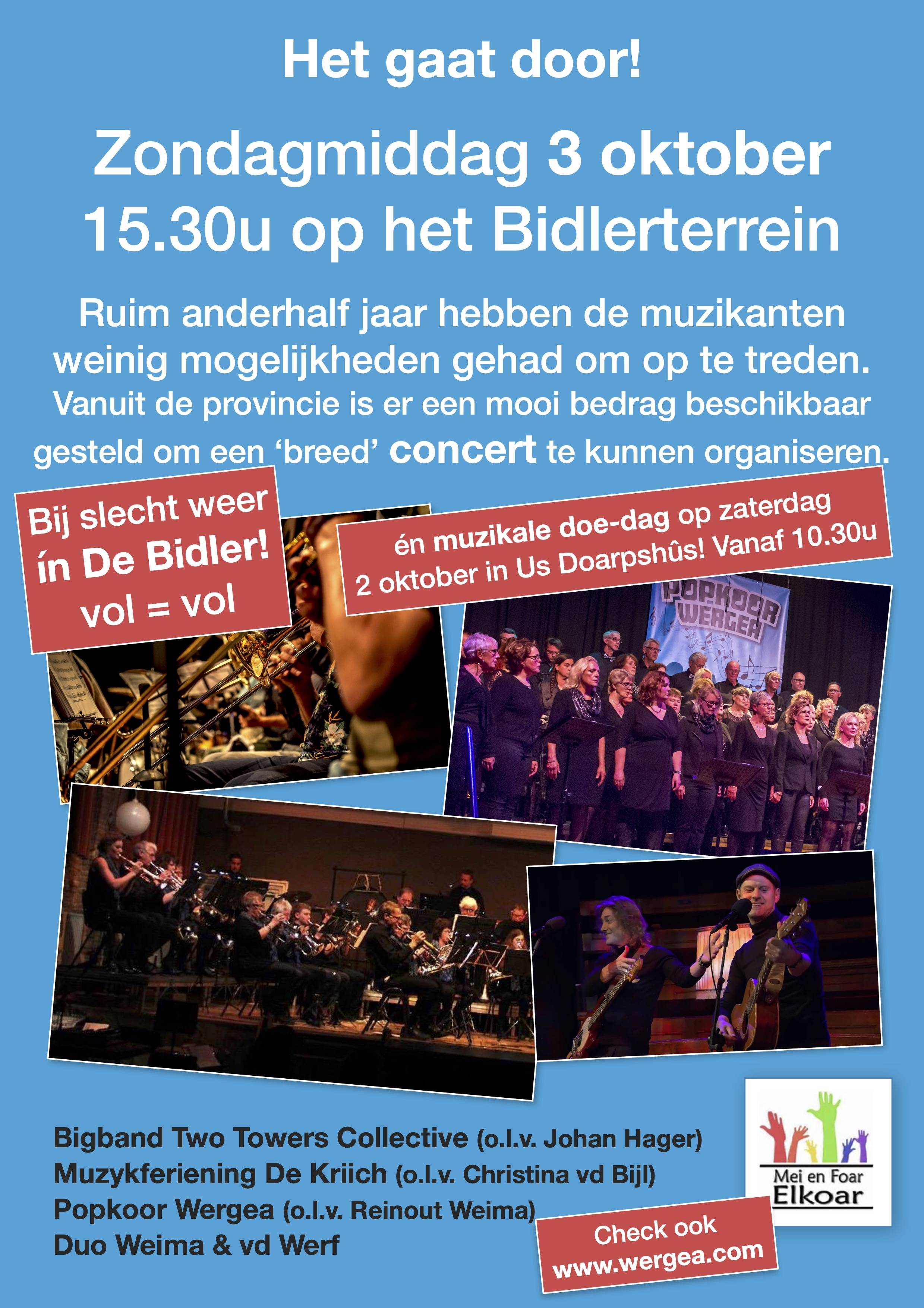 20211003 bidlerterrein 2towers kriich popkoor weimavdwerf