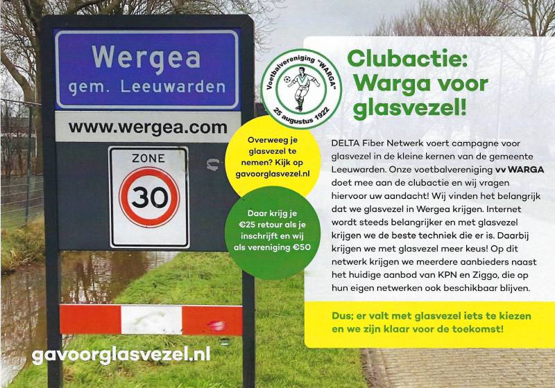 glasvezel actie vvwarga