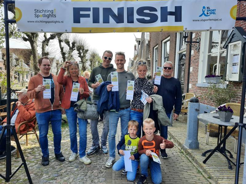 grou winter wandel fietstocht