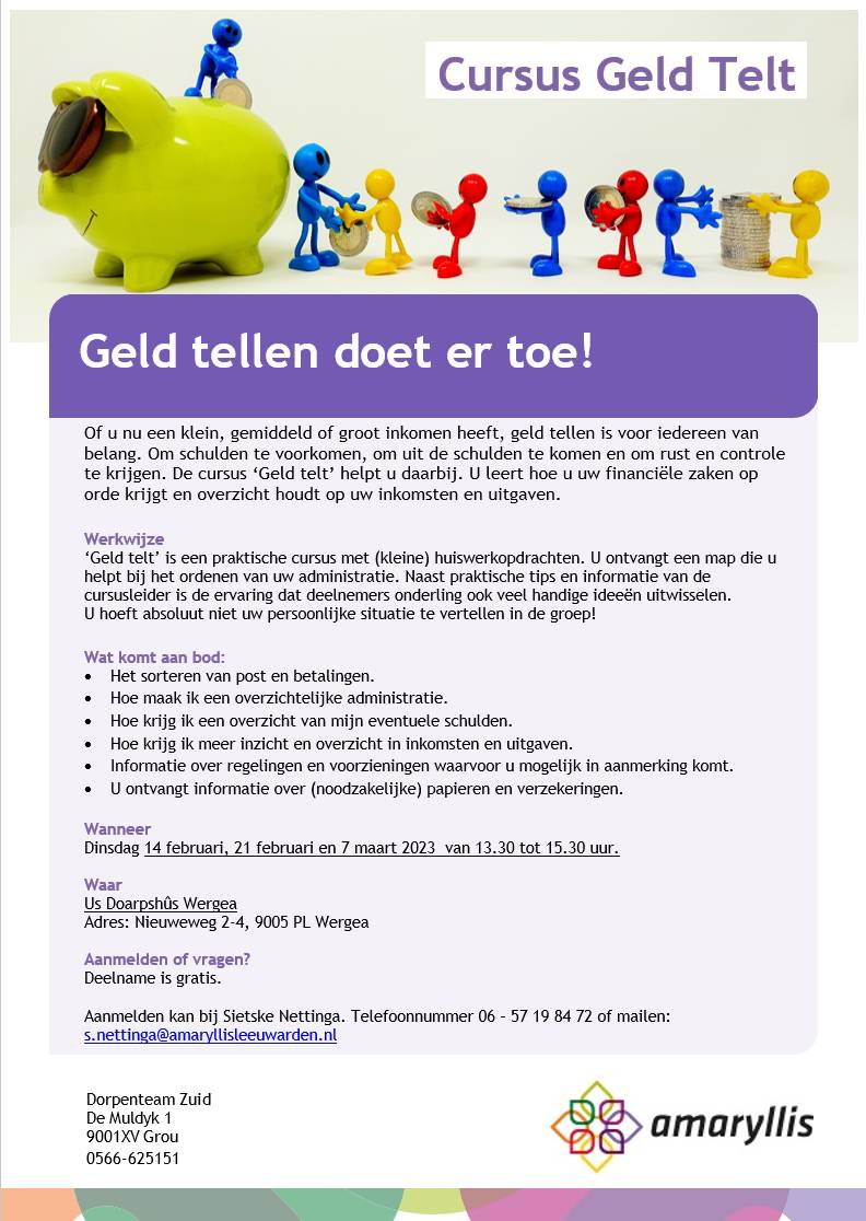 poster geld tellen doet er toe 2023