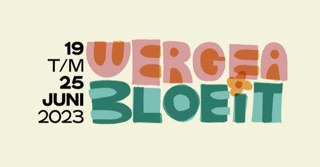 Wergea bloeit liggend